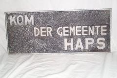Bord Gemeente Haps